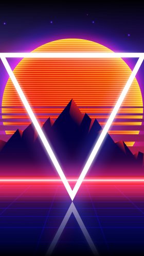 Обои арт, Synthwave, мир, свет, пурпур для Google Pixel XL, Meizu Pro 7, Nokia 8, HTC U, Huawei P10 Quad HD, заставка, 1440x2560 картинка