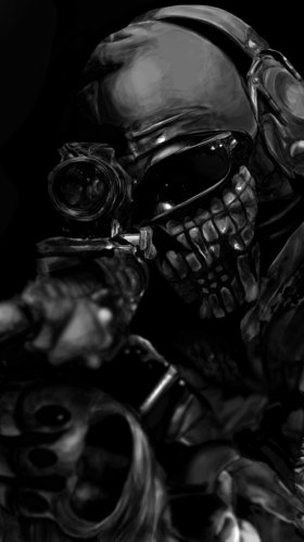 Обои Call of Duty Modern Warfare II, call of duty ghosts, Call of Duty Warzone, call of duty, Призрак Саймон Райли для Google Pixel XL, Meizu Pro 7, Nokia 8, HTC U, Huawei P10 Quad HD, заставка, 1440x2560 картинка