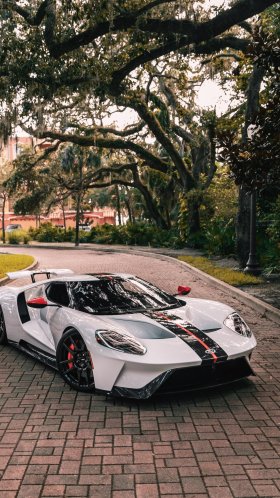 Обои ford gt, ford, спорткар, легковые автомобили, компания Ford для Google Pixel XL, Meizu Pro 7, Nokia 8, HTC U, Huawei P10 Quad HD, заставка, 1440x2560 картинка