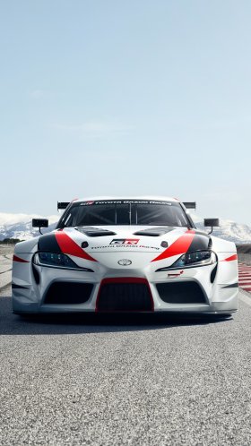 Обои 2020 Тойота Супра, toyota, легковые автомобили, Концепция гонки Тойота Супра гр, спорткар для Google Pixel XL, Meizu Pro 7, Nokia 8, HTC U, Huawei P10 Quad HD, заставка, 1440x2560 картинка
