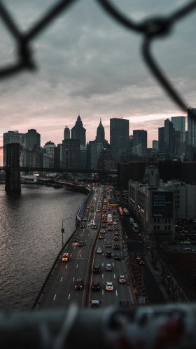 Обои Бруклинский мост, Эмпайр Стейт Билдинг, мост, мост Golden Gate, Мост Золотые Ворота для Google Pixel XL, Meizu Pro 7, Nokia 8, HTC U, Huawei P10 Quad HD, заставка, 1440x2560 картинка