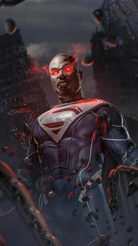 Обои Майкл Би Джордан Супермен, Супермен, Генерал Зод, Injustice 2, супергерой для Google Pixel XL, Meizu Pro 7, Nokia 8, HTC U, Huawei P10 Quad HD, заставка, 1440x2560 картинка