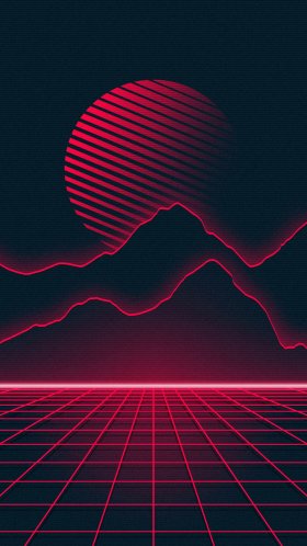 Обои Synthwave, свет, природа, пурпур, черный для Google Pixel XL, Meizu Pro 7, Nokia 8, HTC U, Huawei P10 Quad HD, заставка, 1440x2560 картинка