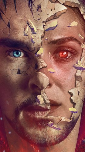 Обои Doctor Strange In The Multiverse Of Madness Wanda Vision для Google Pixel XL, Meizu Pro 7, Nokia 8, HTC U, Huawei P10 Quad HD, заставка, 1440x2560 картинка
