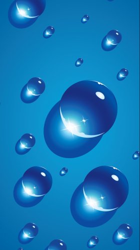 Обои Cool blue iPhone wallpaper with water droplets для Google Pixel XL, Meizu Pro 7, Nokia 8, HTC U, Huawei P10 Quad HD, заставка, 1440x2560 картинка