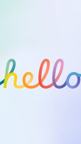 Обои “hello” new iMac 2021 announcement wallpaper for iPad для Google Pixel XL, Meizu Pro 7, Nokia 8, HTC U, Huawei P10 Quad HD, заставка, 1440x2560 картинка