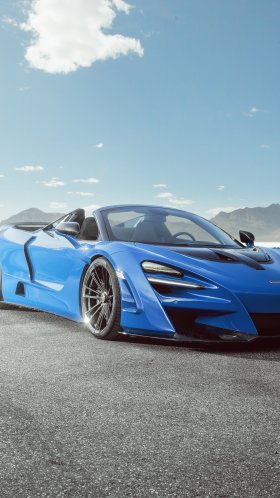 Обои синяя машина, спорткар, mclaren automotive, легковые автомобили, Макларен для Google Pixel XL, Meizu Pro 7, Nokia 8, HTC U, Huawei P10 Quad HD, заставка, 1440x2560 картинка