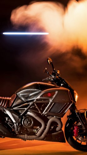 Обои крейсер, супербайк, мотоцикл, 2017 Дизель Дукати Diavel В, Дукати Diavel В 1260 для Google Pixel XL, Meizu Pro 7, Nokia 8, HTC U, Huawei P10 Quad HD, заставка, 1440x2560 картинка