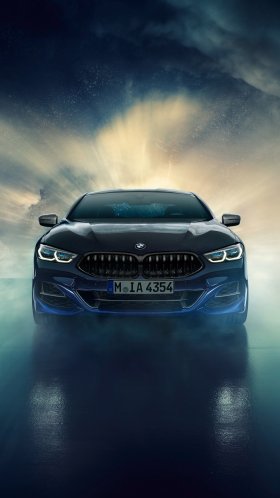 Обои авто, BMW 8 серия, m850i, автомобиль среднего размера, полный привод m850i для Google Pixel XL, Meizu Pro 7, Nokia 8, HTC U, Huawei P10 Quad HD, заставка, 1440x2560 картинка