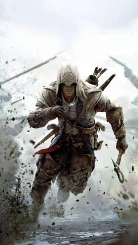 Обои assassins creed 3, Assassins Creed III, ассассинс Крид II, ubisoft, иллюстрация для Google Pixel XL, Meizu Pro 7, Nokia 8, HTC U, Huawei P10 Quad HD, заставка, 1440x2560 картинка