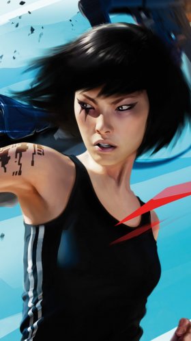 Обои зеркала современного искусства, Миррорс Эдж, mirrors edge catalyst, вера Коннорс, арт для Google Pixel XL, Meizu Pro 7, Nokia 8, HTC U, Huawei P10 Quad HD, заставка, 1440x2560 картинка