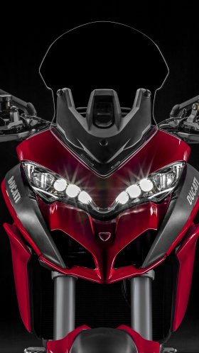 Обои ducati multistrada 1200, ducati, мотоцикл, красный цвет, автомобильный экстерьер для Google Pixel XL, Meizu Pro 7, Nokia 8, HTC U, Huawei P10 Quad HD, заставка, 1440x2560 картинка