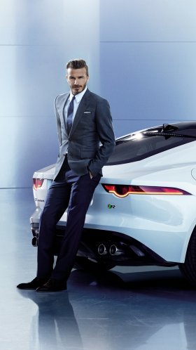 Обои Дэвид Бекхэм Ягуар, Дэвид Бекхэм, автомобили jaguar, спорткар, Ягуар для Google Pixel XL, Meizu Pro 7, Nokia 8, HTC U, Huawei P10 Quad HD, заставка, 1440x2560 картинка