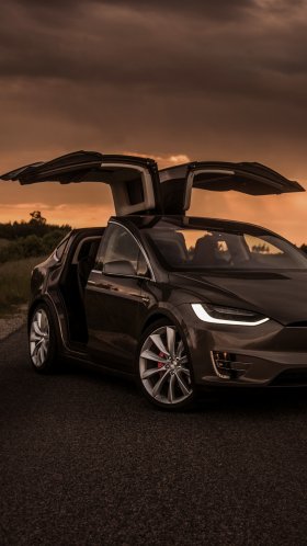 Обои Tesla Model X, 2019 Тесла Модель Х, Tesla, Tesla Model S, авто для Google Pixel XL, Meizu Pro 7, Nokia 8, HTC U, Huawei P10 Quad HD, заставка, 1440x2560 картинка