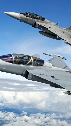 Обои Сааб jas 39 Грипен, Gripen NG, самолеты, военный самолет, многоцелевые боевые самолеты для Google Pixel XL, Meizu Pro 7, Nokia 8, HTC U, Huawei P10 Quad HD, заставка, 1440x2560 картинка