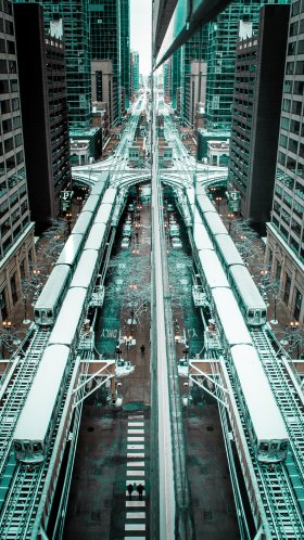 Обои метрополия, городской район, небоскреб, город, населенный пункт для Google Pixel XL, Meizu Pro 7, Nokia 8, HTC U, Huawei P10 Quad HD, заставка, 1440x2560 картинка