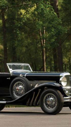 Обои Модель Duesenberg J В, авто, Модель Duesenberg SJ и, классический автомобиль, Дюзенберг для Google Pixel XL, Meizu Pro 7, Nokia 8, HTC U, Huawei P10 Quad HD, заставка, 1440x2560 картинка