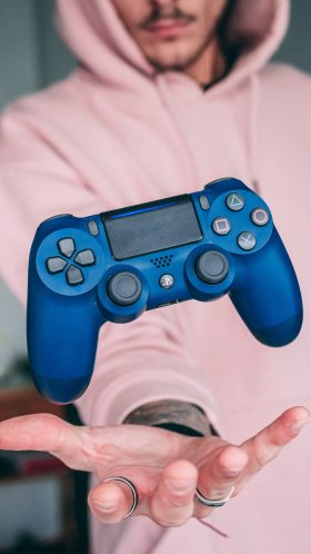 Обои playstation, игровой контроллер, гаджет, электронное устройство, технологии для Google Pixel XL, Meizu Pro 7, Nokia 8, HTC U, Huawei P10 Quad HD, заставка, 1440x2560 картинка