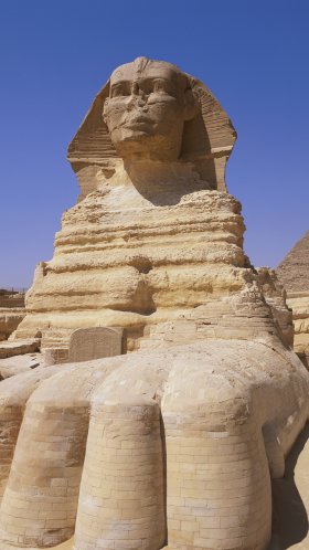 Обои Великий Сфинкс Гизы, египетская пирамида, пирамида, историческое место, древняя история для Google Pixel XL, Meizu Pro 7, Nokia 8, HTC U, Huawei P10 Quad HD, заставка, 1440x2560 картинка