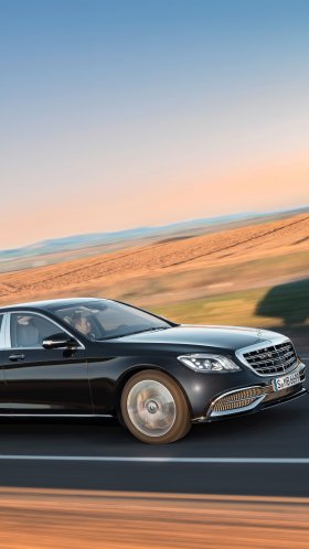 Обои Майбах, авто, полный размер автомобиля, Авто Шанхай, mercedes benz s class для Google Pixel XL, Meizu Pro 7, Nokia 8, HTC U, Huawei P10 Quad HD, заставка, 1440x2560 картинка