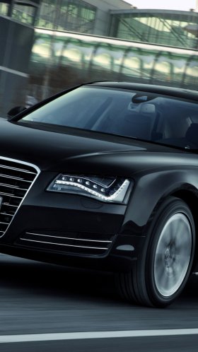 Обои audi, наземный транспорт, 2013 audi А8, личный авто, автомобиль среднего размера для Google Pixel XL, Meizu Pro 7, Nokia 8, HTC U, Huawei P10 Quad HD, заставка, 1440x2560 картинка